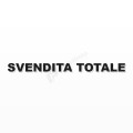SVENDITA TOTALE scritta in polistirolo - Arial - Nero - Senza base
