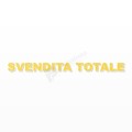 SVENDITA TOTALE scritta in polistirolo - Arial - Giallo - Senza base