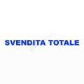 SVENDITA TOTALE scritta in polistirolo - Arial - Blu - Senza base