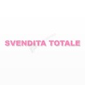 SVENDITA TOTALE scritta in polistirolo - Arial - Rosa - Senza base