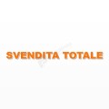 SVENDITA TOTALE scritta in polistirolo - Arial - Arancione - Senza base