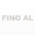 FINO AL scritta in polistirolo - Arial - Bianco - Senza base