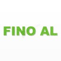 FINO AL scritta in polistirolo - Arial - Verde - Senza base