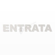 Scritta ENTRATA in Polistirolo per Vetrine e Promozioni 2