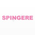 SPINGERE scritta in polistirolo - Arial - Rosa - Senza base