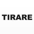 TIRARE scritta in polistirolo - Arial - Nero - Senza base