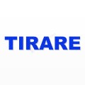 TIRARE scritta in polistirolo - Arial - Blu - Senza base
