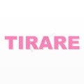 TIRARE scritta in polistirolo - Arial - Rosa - Senza base