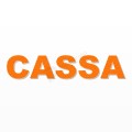 CASSA scritta in polistirolo - Arial - Arancione - Senza base