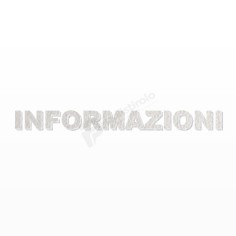 Scritta INFORMAZIONI in Polistirolo per Vetrine 2