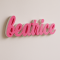 Nome Beatrice in Polistirolo per Decorazioni Personalizzate