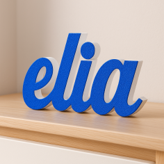 Nome Elia in Polistirolo per Decorazioni Personalizzate