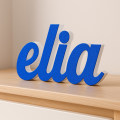 Nome Elia in Polistirolo per Decorazioni Personalizzate