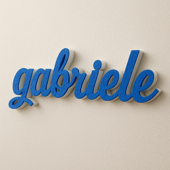 Nome Gabriele in Polistirolo per Feste e...