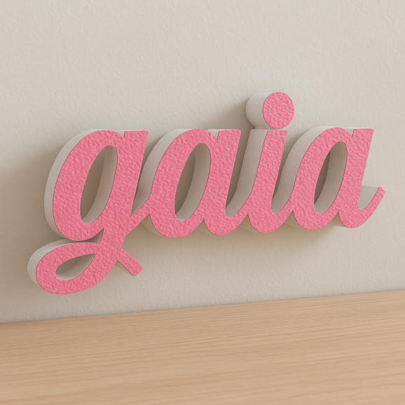 Nome Gaia in Polistirolo per Decorazioni...