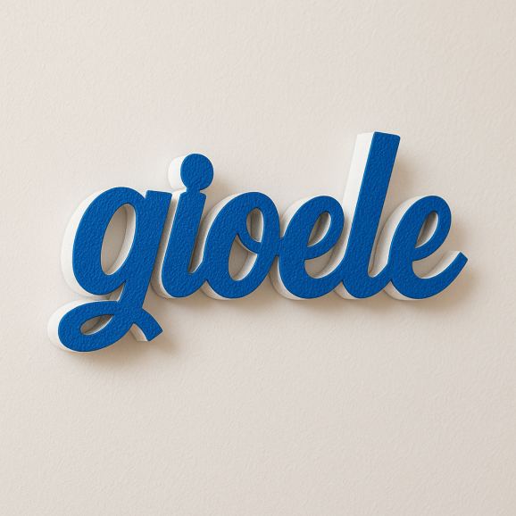 Nome Gioele in Polistirolo - Decorazioni...