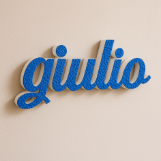 Nome Giulio in Polistirolo per Feste e Decorazioni