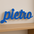 Nome Pietro in Polistirolo Personalizzato