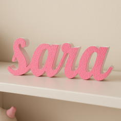 Nome Sara in Polistirolo Personalizzato - Decorazioni Uniche