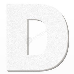 Lettera D in Polistirolo Personalizzabile per Decorazioni 2