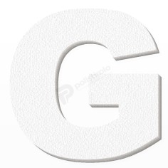 Lettera G in Polistirolo Personalizzabile per Decorazioni 2