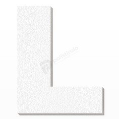 Lettera L in Polistirolo Personalizzabile per Decorazioni 2
