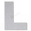 Lettera L in polistirolo - Arial - Argento
