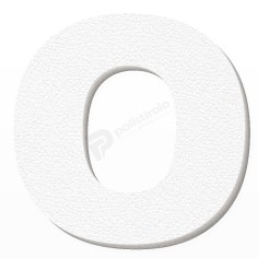 Lettera O in Polistirolo Personalizzabile per Decorazioni 2