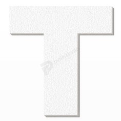 Lettera T in Polistirolo Personalizzabile per Decorazioni 2