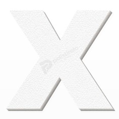 Lettera X in Polistirolo Personalizzabile per Decorazioni 2