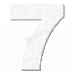 Numero 7 in Polistirolo Personalizzabile per Eventi e Decorazioni 2