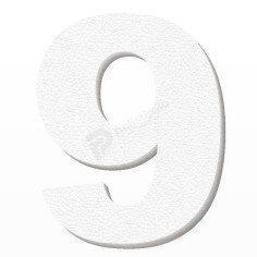 Numero 9 in Polistirolo Personalizzabile per Eventi e Decorazioni 2